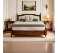 Matelas 140x200, Épaisseur 26cm, certifié Oeko-Tex Matelas en Mousse à Mémoire de Forme, Confort Équilibré, Soutien 7 Zones