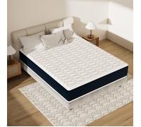 Matelas 140x200,Épaisseur 32 cmet Matelas Mousse à Mémoire de Forme,Stanew Parfait Soutien Haute Resi,7Zones,Réversible à Deux