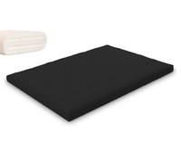 Matelas 140x200 naturel avec latex - Futon Slim Duo Latex - Pascall Noir