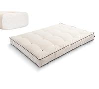 Matelas 140x200 naturel - Futon Comfort Natural - Pascall Kedro Ecru