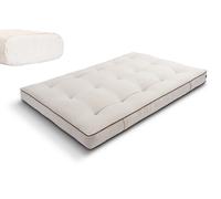Matelas 140x200 naturel - Futon Medium Natural Kedro - Pascall Lin