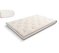 Matelas 140x200 naturel - Futon Slim Natural Kedro - Pascall Ecru