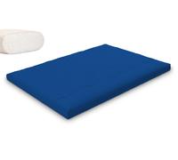 Matelas 140x200 naturel - Futon Slim Natural - Pascall Bleu
