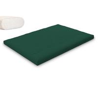 Matelas 140x200 naturel - Futon Slim Natural - Pascall Vert Bouteille