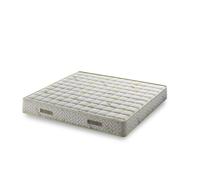 Matelas 140x200 X 21,5 Cm - Ferme - Tissu Bambou - Mousse 35 Kg/M3 Haute Résilience - 5 Zones De Confort Blanc