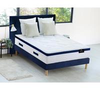 Matelas 160 x 200 cm hybride ressorts ensachés 7 zones et mémoire de forme ép.30cm - MARQUIS de PALACIO