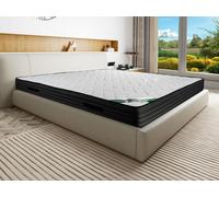 Matelas 160 x 200 cm mousse et coutil bambou ép.25cm - BERENDI de NATUREA