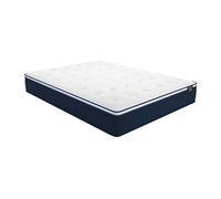 Matelas ressorts ensachés et surmatelas intégré ALTIER - DREAMEA - 160x200cm - Très ferme - Livré roulé - Blanc