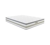 Matelas 160 x 200 cm ressorts ensachés et surmatelas intégré ép.29cm - CANTERBURY de YSMEE