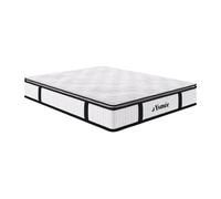 Matelas 160 x 200 cm ressorts ensachés surmatelas intégré ép.28cm - AMERICAN DREAM de YSMEE