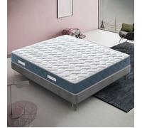 Matelas 160x190 cm à mémoire de forme 11 zones différenciées epaisseur 21 cm