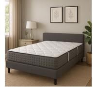 Matelas 160x200 cm, Sleeperfect, 20 cm, mousse haute densité, ferme, indépendance du couchage, face été/hiver