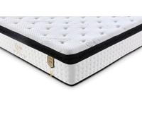 Matelas 160x200 H3 - BSS Bedding Paris Cashmere à Ressorts ensachés, 30 cm de Hauteur + surmatelas Cashmere intégré, 7 Zones de Confort, orthopédique, certifié Oeko-TEX, hypoallergénique