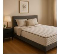 Matelas 160x200 Hauteur 23 cm Mousse Haute Résilience Très Ferme avec Oreiller Mémoire de Forme - MATELAS DOUCE NUIT