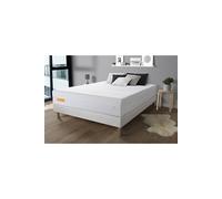 Matelas 160x200 Memo Bio Mousse À Mémoire De Forme 5 Zones De Confort Maxi Épaisseur Déhoussable