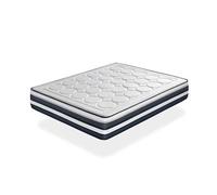 Matelas 160x200 Memolatex Epaisseur 26 Cm Renforcement Lombaire En Latex Et Mousse A Memoire De Forme Blanc