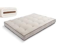 Matelas 160x200 naturel avec coco et 2x latex - Futon Comfort Relax Kedro - Pascall Lin