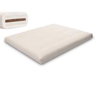 Matelas 160x200 naturel avec coco et 2x latex - Futon Comfort Relax - Pascall Ecru