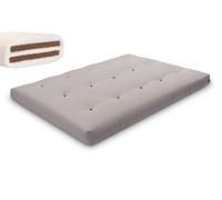 Matelas 160x200 naturel avec coco - Futon Medium Duo Coco - Pascall Gris