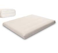 Matelas 160x200 naturel avec latex - Futon Medium Duo Latex - Pascall Ecru