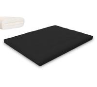 Matelas 160x200 naturel avec latex - Futon Slim Latex - Pascall Noir