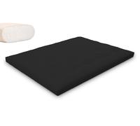 Matelas 160x200 naturel - Futon Slim Natural - Pascall Noir