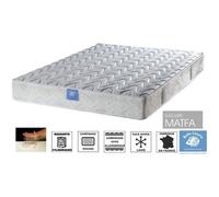 Matelas 160x200 Ressorts + Mémoire de forme - Soutien ferme - BELLE LITERIE Forum Visco - Épaisseur 22cm - Fabriqué en France