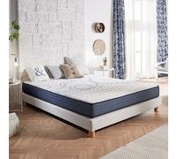 Matelas 160x200x24 Noyau en Mousse Premium + soutien Blue Latex I Fermeté Optimale I Tissu Respirant I 2 faces été-hiver I Certifié OEKO-TEX écologique I Essai 30 nuits I Dream Komfort 24 cm (+/- 2cm)