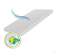 Matelas 160x80 pour enfants KOBI - Mousse - Repos confortable - housse amovible - Épaisseur 8 cm - Dureté moyenne
