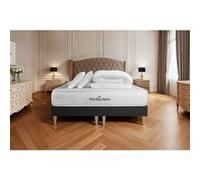 Pack Balmoral 180 x 200 cm Matelas + double sommier Noir 90x200 cm + 2 oreillers de mmoire de forme 60x40 cm + 1 couette 250 grammes 260x240 cm - 24cm - Mmoire de forme - Enveloppant - Sommier Tapissi