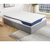 Matelas 180 x 200 cm mousse HD 7 zones et accueil gel à mémoire de forme déhoussable ép.22cm - FAGANI de YSMÉE