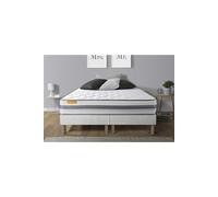 Matelas 180x200 + double sommiers 90x200 Memo Spring Ressorts ensachés 3 zones de confort MAXI épaisseur