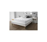 Matelas 180x200 Memo Luxe Ressorts ensachés + mémoire de forme 5 zones de confort MAXI épaisseur