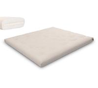 Matelas 180x200 naturel avec latex - Futon Slim Latex - Pascall Ecru