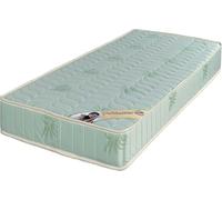 Matelas 180x200 Sommier Dmont pieds Mousse Poli Lattex Indformable - 19 cm - Trs Ferme - Tissu