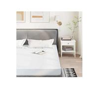 Vidaxl Protège-Matelas Blanc 180x220 Cm Imperméable Blanc
