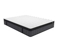 Matelas 200 x 200 cm hybride ressorts ensachés 7 zones et gel à mémoire de forme ép.25cm - TOLCA de YSMÉE