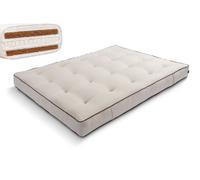 Matelas 200x200 naturel avec latex et 2x coco- Futon Comfort Relax Hard Kedro - Pascall Lin
