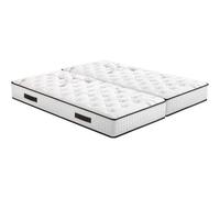 Matelas 2x80x200 Myriade - Mousse - Hauteur 21 cm - 5 zones - Soutien medium