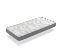 Matelas 70X160 NIRVANA Epaisseur 16 CM - Mousse SuperSoft - Gris clair - Technologie AirFresh