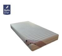 Matelas 70x190 pour Sommier Articulé - Déhoussable Mousse Poli Lattex Indéformable - 19 cm - Soutien Très Ferme Housse Lavable à 30° Relax King 70 x 190