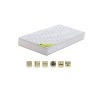 Matelas 70x190 x 21 cm - ferme - aertech+ 35 kg/m3 hr haute densité - hypoallergénique - 5 zones de confort