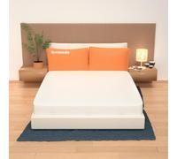 Matelas 80 x 200 cm pour lit simple, hauteur 14 cm, en waterfoam, tissu aloe vera, indéformable, hypoallergénique et anti-acariens, rigidité moyenne. Modèle : Plus H14