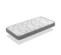 Matelas 80X160 NIRVANA Epaisseur 16 CM - Mousse SuperSoft - Gris clair - Technologie AirFresh