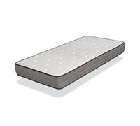 Matelas 80X200 BORDEAUX Epaisseur 20 CM - Ressorts ensachés - Mémoire de forme sur 2 faces