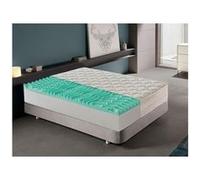 Matelas 80x200 - ibiza - à 9 zones en mousse à mémoire de forme et le tissu d'aloès G