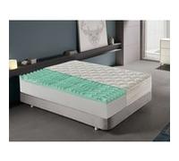 Matelas 80x200 - ibiza - à 9 zones en mousse à mémoire de forme et le tissu d'aloès G