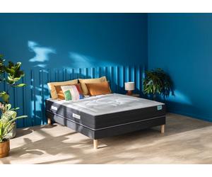 Matelas 90 x 200 cm gris anthracite - Merinos Easy
