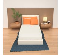 Matelas 90x190 cm Haut 10 cm pour lit - Pliable, Revêtement Aloe Vera, Anallergique, Anti-acarien | Plus H10.