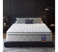 Matelas 90x190 cm Hauteur 26cm, 7 Zones Matelas à Ressorts, H3 Degré deFermeté, Hybride Matelas avec 1000 Ressorts et Mousse, 1 Personnes Indépendance de Couchage, Soulage la pression, Respirant